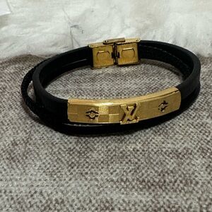 Black and Gold Designer Bracelet
